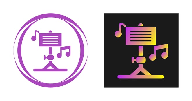 Music Education Vector Icon