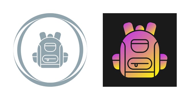 Backpack Vector Icon