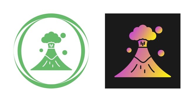 Volcano Vector Icon