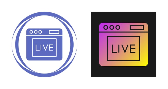 Live Vector Icon
