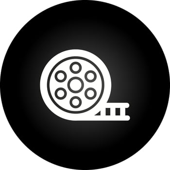 Movie Reel Vector Icon