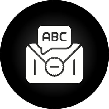 Text Message Vector Icon