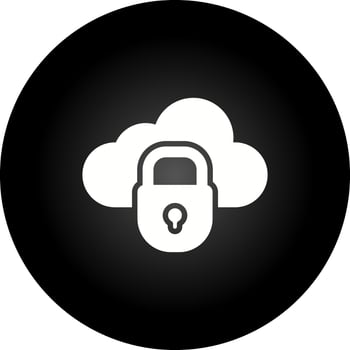 Private Cloud Vector Icon
