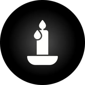 Emergency candle Vector Icon