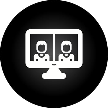 Video Conferencing Vector Icon