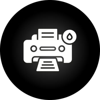 Inkjet Printer Vector Icon