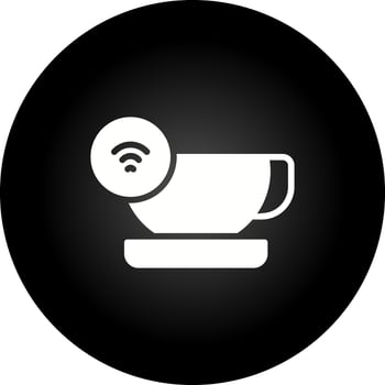 Smart Coffee Mug Vector Icon