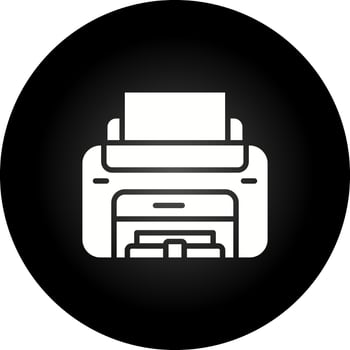 Laser Printer Vector Icon