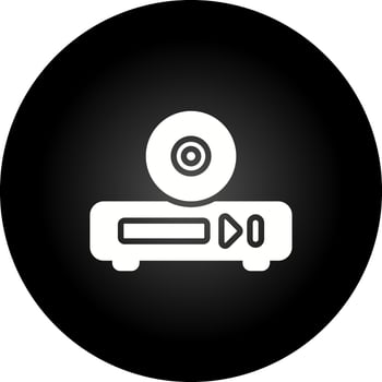 DVD Drive Vector Icon
