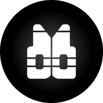 Reflective vest Vector Icon