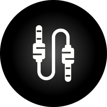 Audio Cable Vector Icon