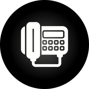 Fax Machine Vector Icon