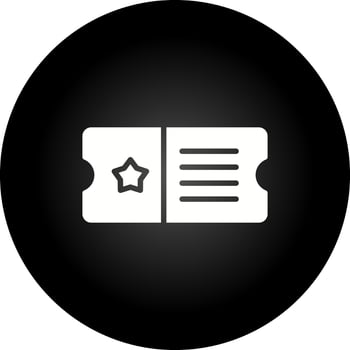 Ticket Vector Icon