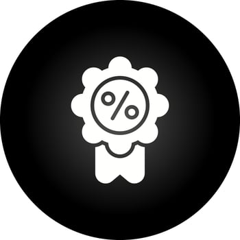 Badge Percent Vector Icon