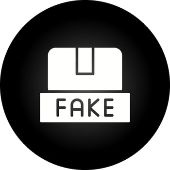 Counterfeit Products Vector Icon