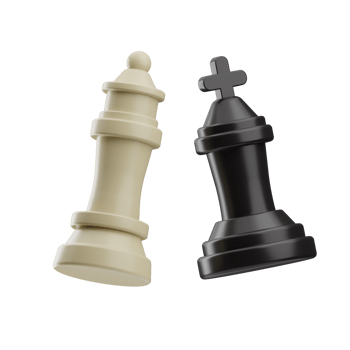 chess object duel chess illustration 3d png