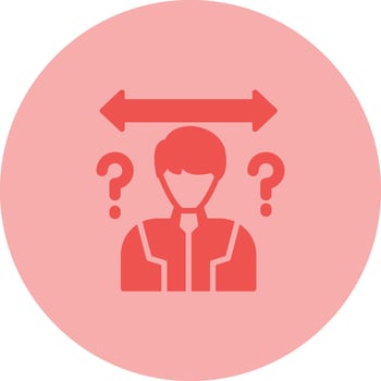 Uncertainty Vector Icon