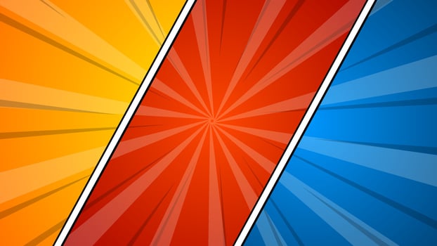 Fight background comic style design. Vector illustration