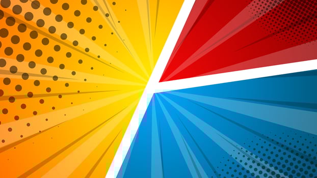 Fight background comic style design. Vector illustration