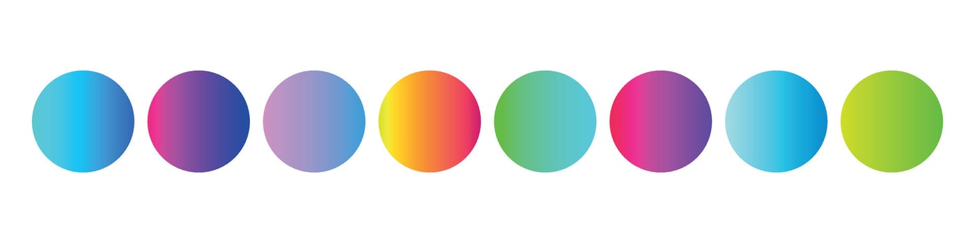 Gradient with color blur, abstract gradation . Shape in blue texture, liquid circle effect. Flat vector illustrations isolated in background.