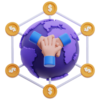 crowdfunding 3d icon. Crowd funding. 3d rendering of icon illustration giving donation. donation money 3d icon. Crowdfunding money collect icon render in png. crowdfunding 3d render icon. png