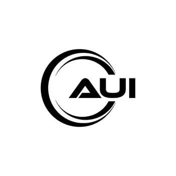 AUI Logo Design, Inspiration for a Unique Identity. Modern Elegance and Creative Design. Watermark Your Success with the Striking this Logo. vector