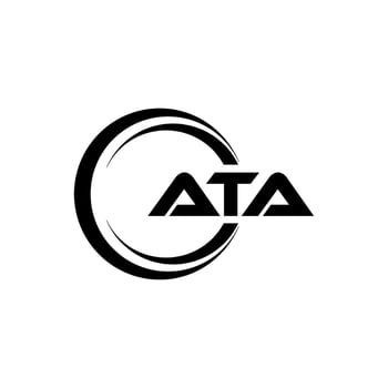 ATA Logo Design, Inspiration for a Unique Identity. Modern Elegance and Creative Design. Watermark Your Success with the Striking this Logo. vector