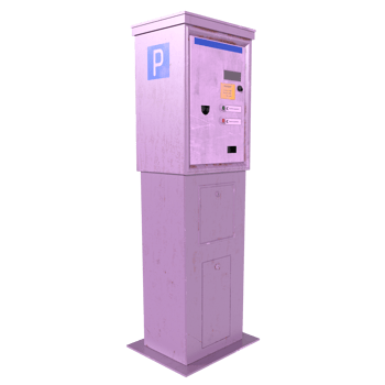 3d Rendering Of Parking Meter png