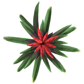a red flower with green leaves on a transparent background png