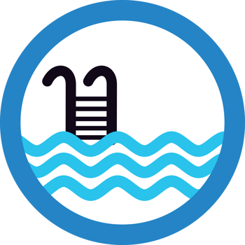 Icon and symbol for pool. Swimming pool rules. png