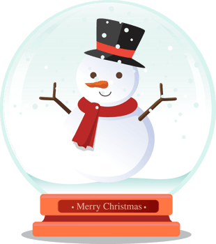 Christmas globe, Christmas decoration png