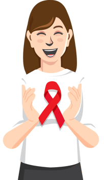 World AIDS Day supporting aids awareness together hands holding red ribbon png