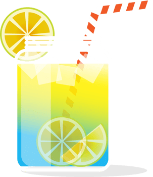Cocktail glass, Colorful cocktail , Simple icon of cocktail png