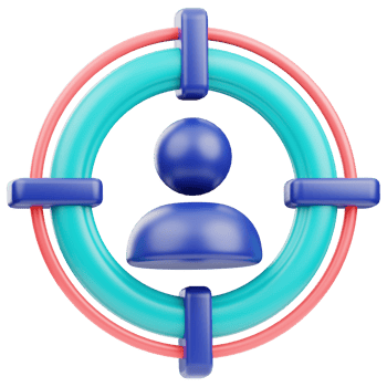 Target Audience 3D Illustration png