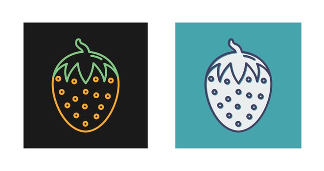 Strawberry Vector Icon
