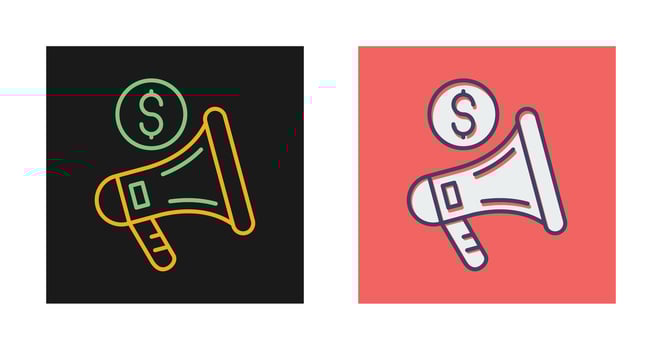 Sponsorship Vector Icon