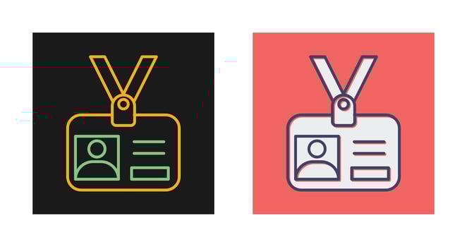 Id Card Vector Icon