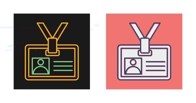 Id Card Vector Icon