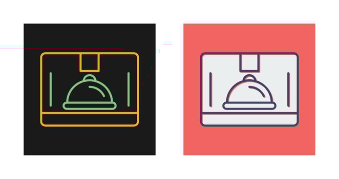 Food Delivery Box Vector Icon