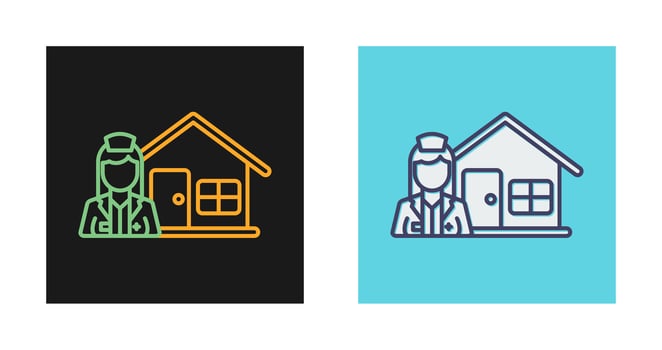 Nursing Home Vector Icon