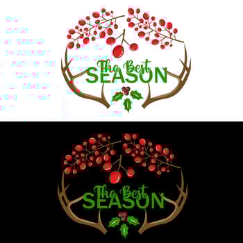 It's the best season vector