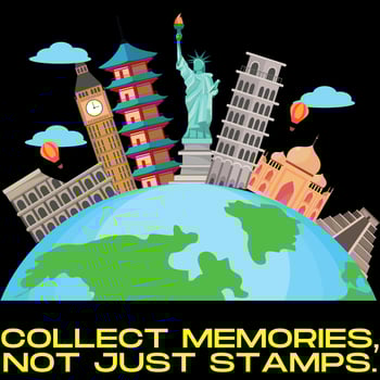 World Travel illustration vector