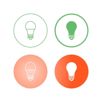 Electric Bulb Vector Icon