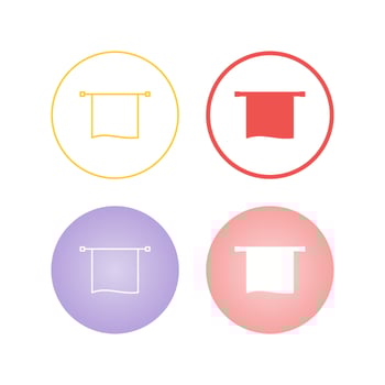 Towel Dryer Vector Icon