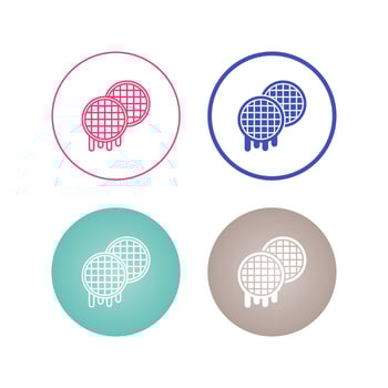 Waffle Vector Icon