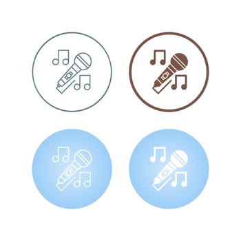 Karaoke Vector Icon