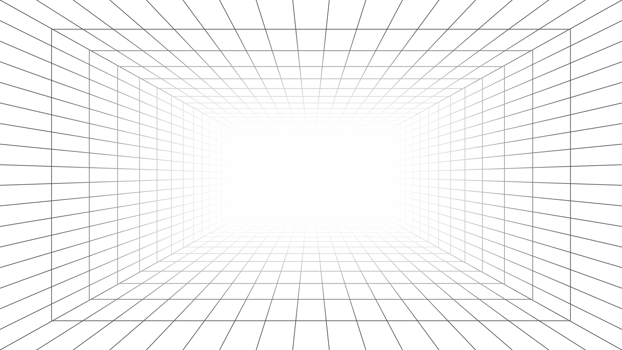 3D room perspective grid background png