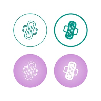 Sanitary Towel Vector Icon