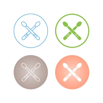 Drumsticks Vector Icon