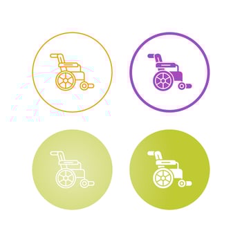 Wheelchair Vector Icon